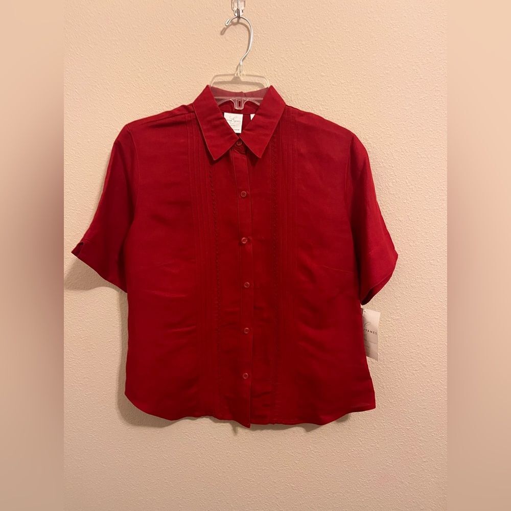 Emma James Scarlet Top Petite Large